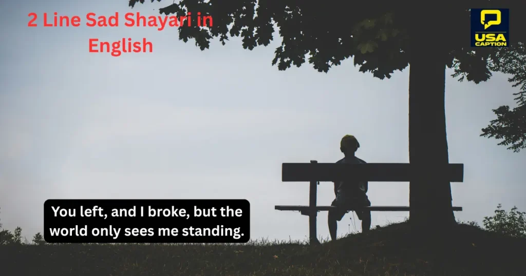 2 Line Sad Shayari in English