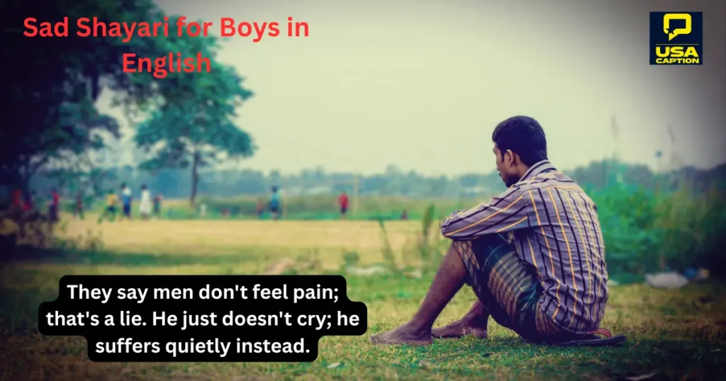 Sad Shayari for Boys in English
